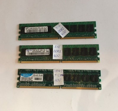 Pamięć RAM DDR2-400, 512MB, 400MHz