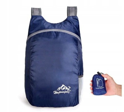 pakowny plecak składany 20L - Ciemny niebieski