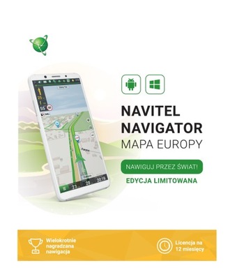 10x Nawigacja Navitel Navigator Europa 47 Krajów