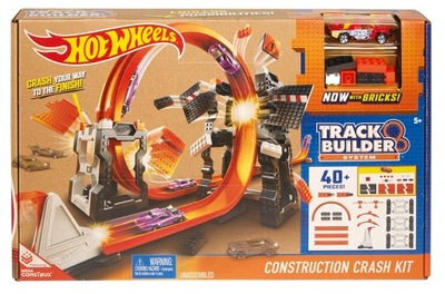 tor Hot Wheels SZALONE KRAKSY zestaw torów