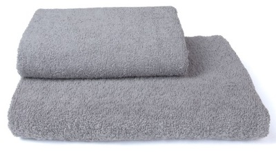 Komplet Ręczników 70x140 i 50x100 - 500g Szare