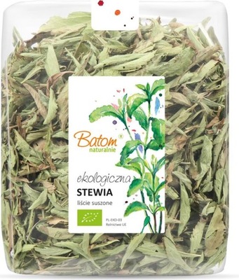 BIO Stewia LIŚCIE suszone NATURALNY SŁODZIK 100g