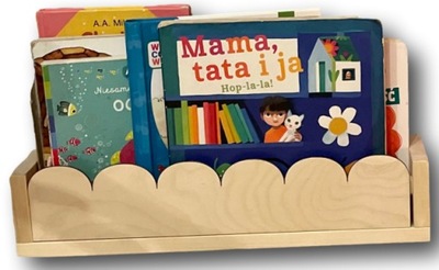 Półka do pokoju dziecięcego Półka ścienna na książeczki FALBANKA