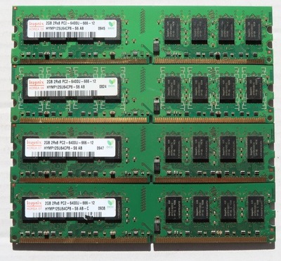 Pamięć 8GB (4x2GB) DDR2 PC2-6400 800MHz HYNIX
