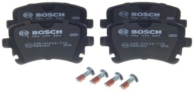 BOSCH 0 986 494 889 КОЛОДКИ ДИСКОВЫЕ ТОРМОЗНОЕ фото