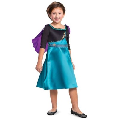 STRÓJ frozen SUKIENKA peleryna ANNA disney 109 cm