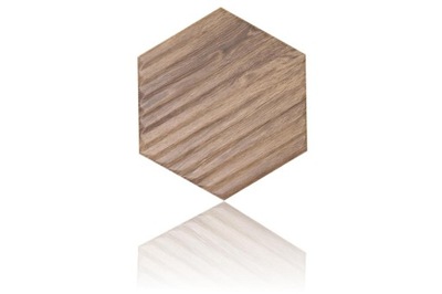Płytka ścienna WOODSKIN wood heksagon 19,8x17,1 cm