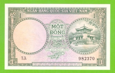 WIETNAM 1 DONG 1956 P-1 UNC