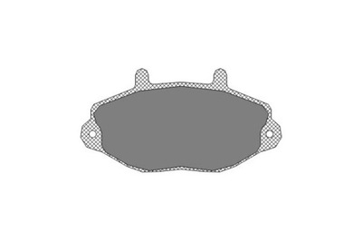 КОЛОДКИ ТОРМОЗНЫЕ SCT SP223 TRANSIT 91-00 GDB1080