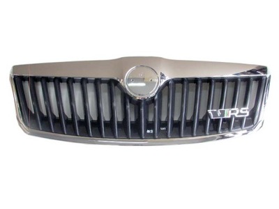 Решётка радиатора передняя skoda octavia ii rs 2008-2013 nowa фото №1
