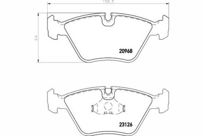 Textar гальмівні колодки ham. jaguar перед xj фото №1