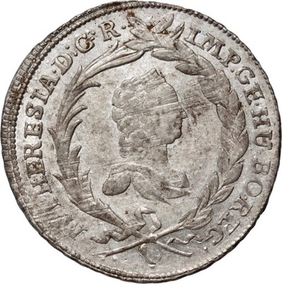 Austria, Maria Teresa, 10 krajcarów 1765 G, Günzburg