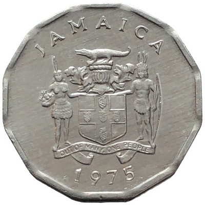 90744. Jamajka, 1 cent, 1975r.