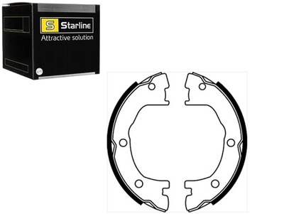 КОЛОДКИ ТОРМОЗНЫЕ КОМПЛЕКТ S BC 07800 КОМПЛЕКТ STARLINE