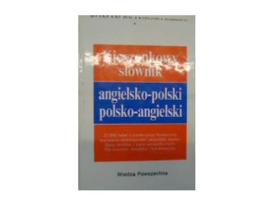 Kieszonkowy słownik angielsko-polski, polsko-angie