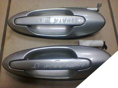 Hyundai sonata 98-01 ручка левая задняя lak. bx фото №1