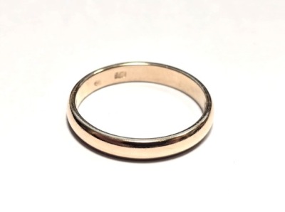 Złota Masywna Obrączka Klasyczna