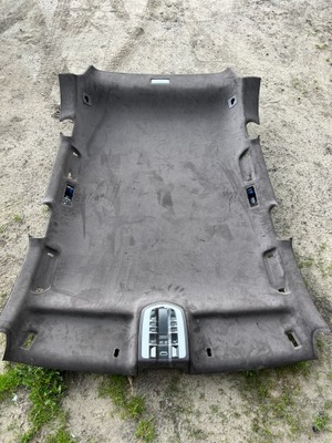 Porsche cayenne 7p5 стеля alcantara коричневий фото №1