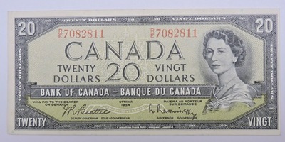 KANADA 20 dollars 1954 R/E 7082811