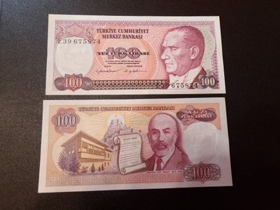 342.TURCJA 100 LIRA UNC