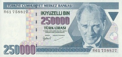 Turcja - 250000 Lirasi - 1998 - P211 - St.1