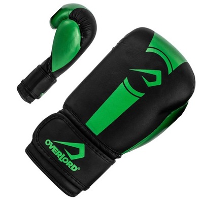 Rękawice bokserskie Overlord Boxer zielone 8 oz