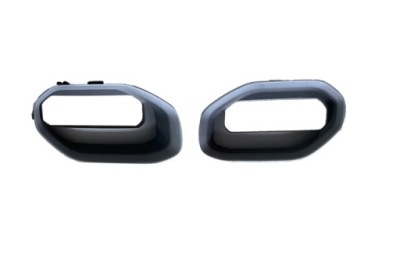 Dodge ram rebel trx 2019-2024 решітка радіатора рамка гачки бампера комплект l + r фото №1