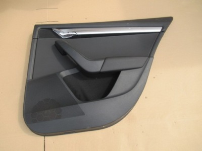 Обшивка обивка дверь правый задняя skoda octavia iii фото №1