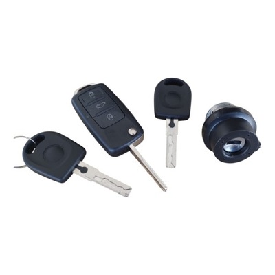 Nowa замок зажигания вкладыш do замка зажигания 3 ключи 1 pod pilot skoda octavia ii 2 фото №1