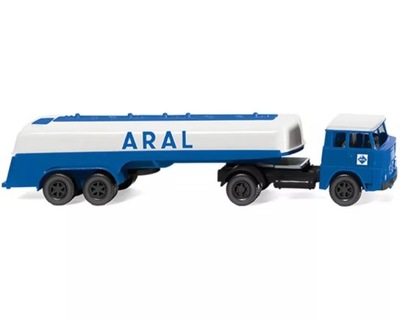 WIKING 080698 CIĘŻARÓWKA Z PRZYCZEPĄ (HENSCHEL HS 14/16) ARAL, MODEL