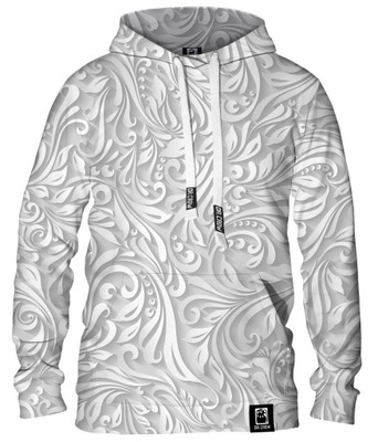 Damska Bluza z kapturem White Paisley 2XL HIT