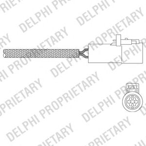 ЗОНД ЛЯМБДА DELPHI ES20349-12B1 FORD FIESTA