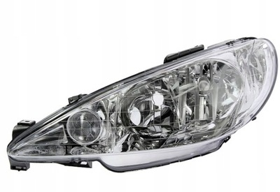 Peugeot 206 98-05 лампа фара перед h7+h7 ліва фото №1