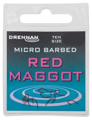 Drennan Haczyki Red Maggot r.14 Micro Barbed 10szt.