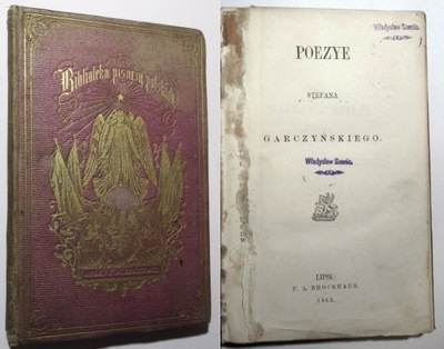 Poezye Stefana Garczyńskiego, Poezje, Stefan Garczyński, 1863