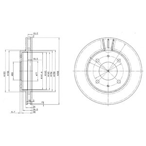 DISCO DE FRENADO DELPHI BG3202  