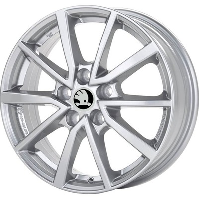 NEW ALLOY WHEELS (TITANIUM) MAKE PLATIN-SKODA 17