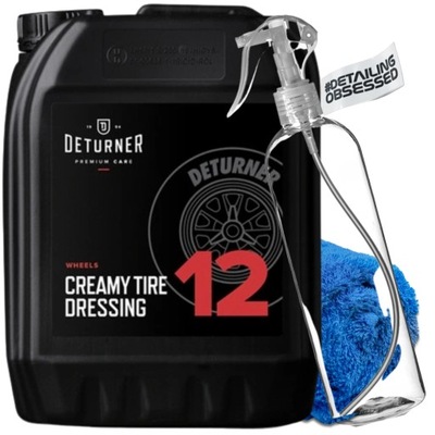 DETURNER CREAMY TIRE DRESSING do opon i tworzyw 5L