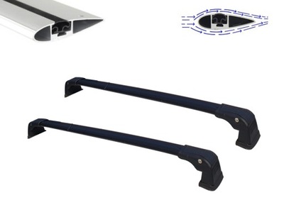 Ford transit custom 2023 + рейлинги кровельные багажник прочный чёрный areo фото №1