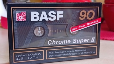 KASETA BASF CHROME SUPER II 90 Nowa
