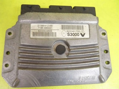 Бортовий комп'ютер двигуна renault clio iii 1.4 8200461733 nr1410 фото №1