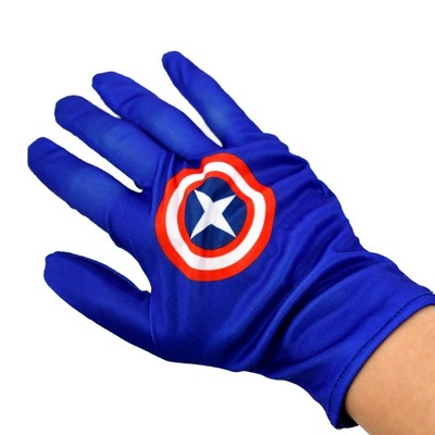 Rękawiczki Kapitan Ameryka Strój Avengers Kostium