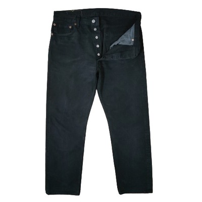 LEVI'S 501 Spodnie Jeans Męskie Czarne r. 34/30