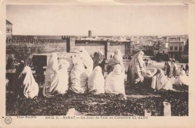 168.Maroko Rabat ,Przedwojenna Pocztówka