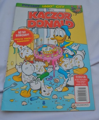 Kaczor Donald gazeta czasopismo komiks 7 / 2018