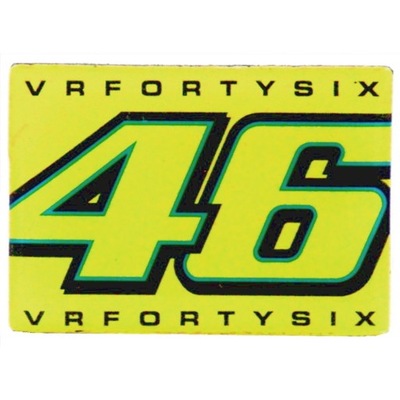 МАГНИТ VR46 VALENTINO ROSSI - VRUMGPAT601 - 3X4CM