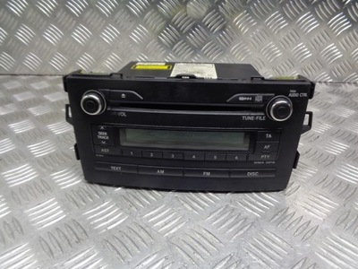 Радио заводской toyota auris 86120-02510 фото №1