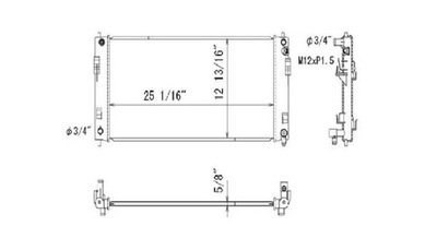 Koyorad 214103na0a радіатор wody фото №1