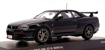 Nissan Skyline GT-R (BNR34) Nurburgring Test Car, black- Kyosho