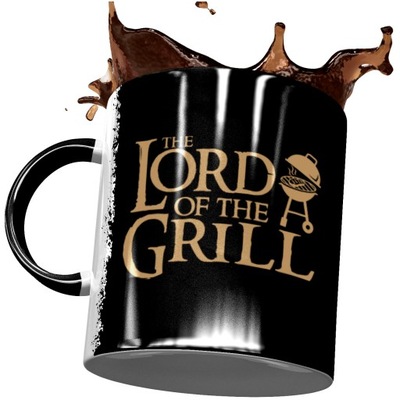 Kubek GRILL WŁADCA PIERŚCIENIA PREZENT dla EMERYTA
